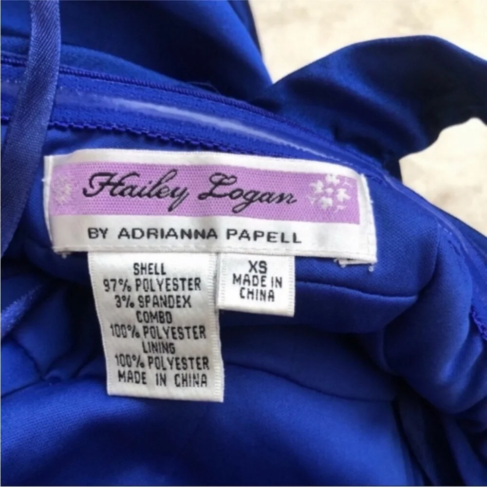 Adrianna Papell One Shoulder Prom Dress - Picture 4 of 8